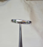 J014 - Star set sapphire band