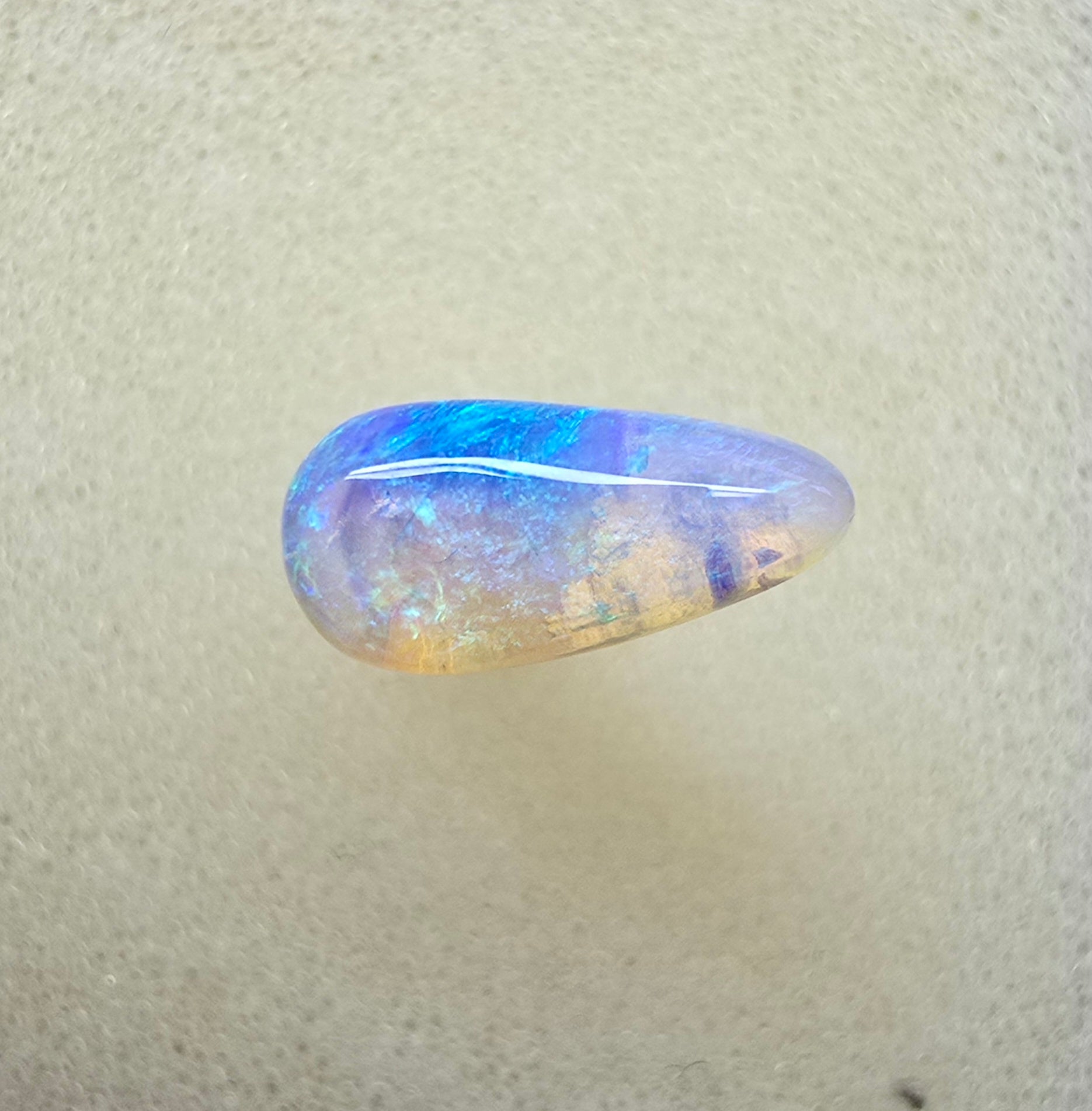 A898- Soft crystal opal drop cut