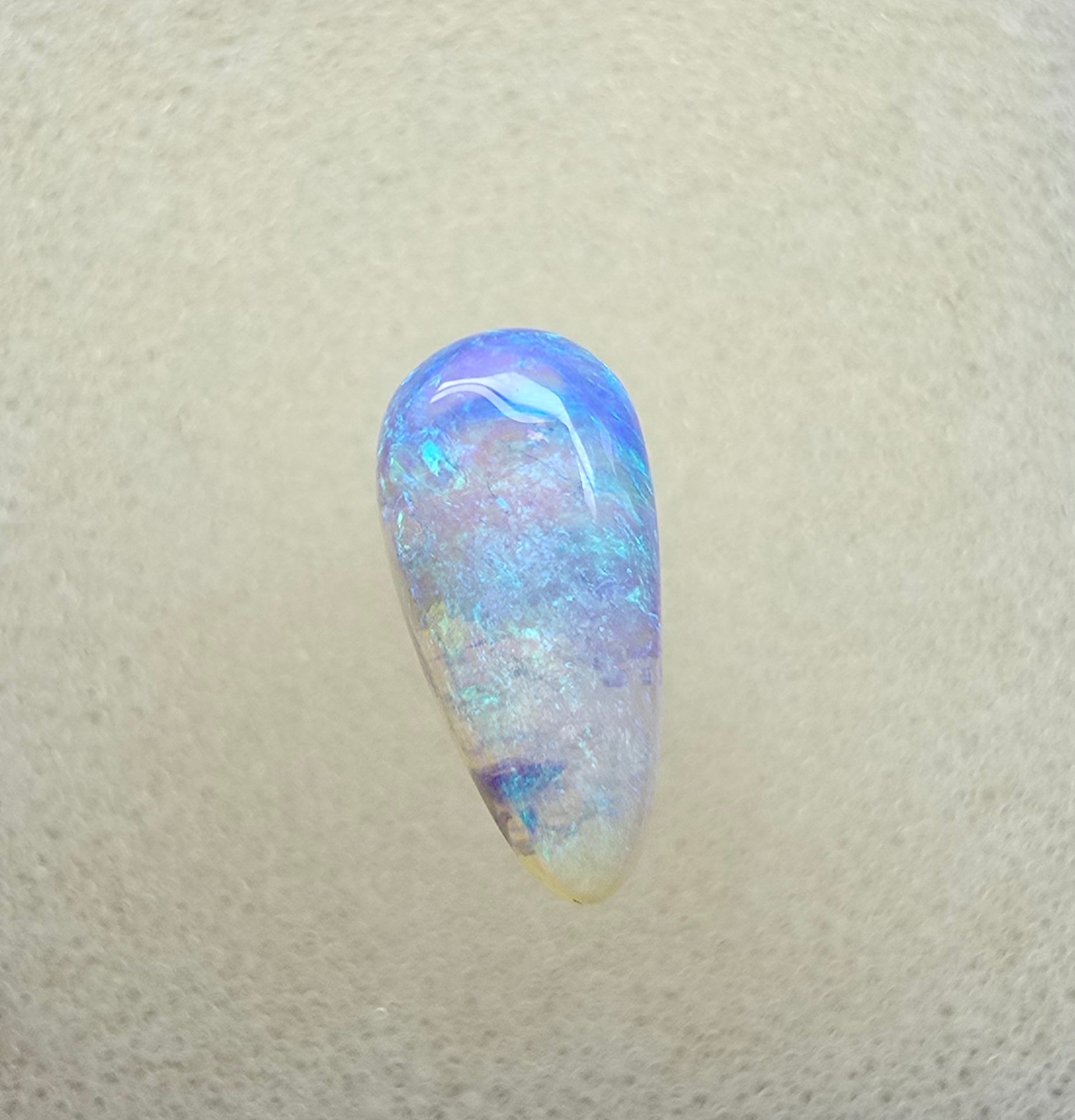 A898- Soft crystal opal drop cut