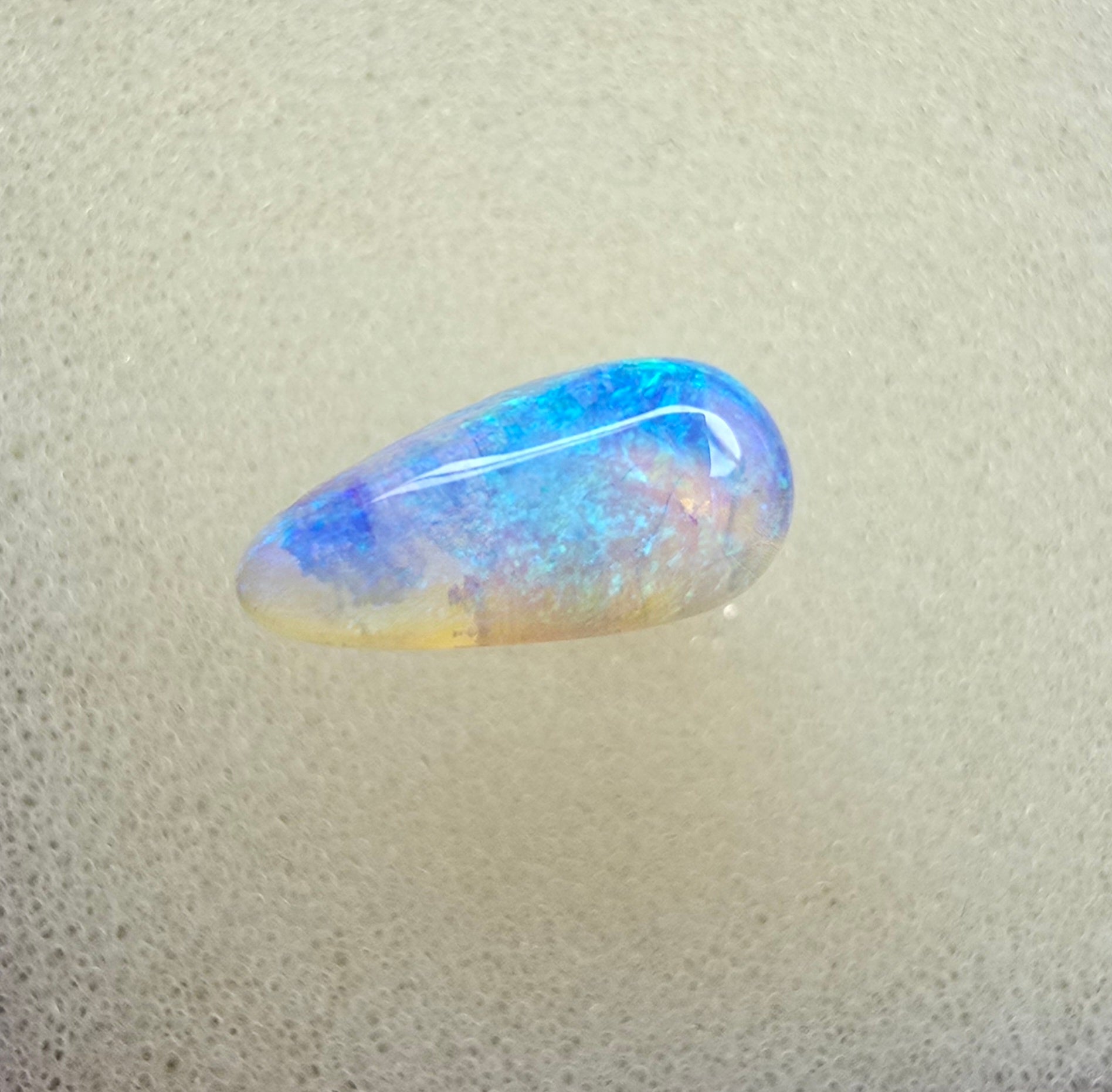 A898- Soft crystal opal drop cut