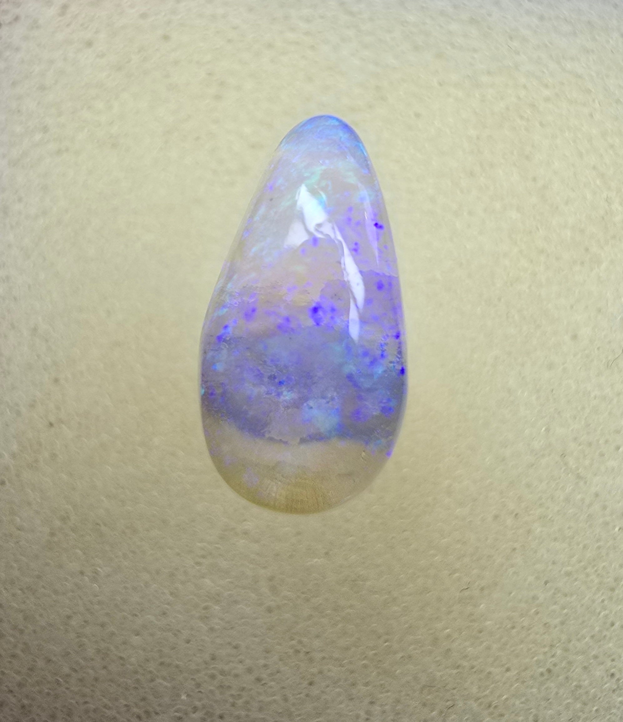 A901 - Large drop cut blue purple beauty