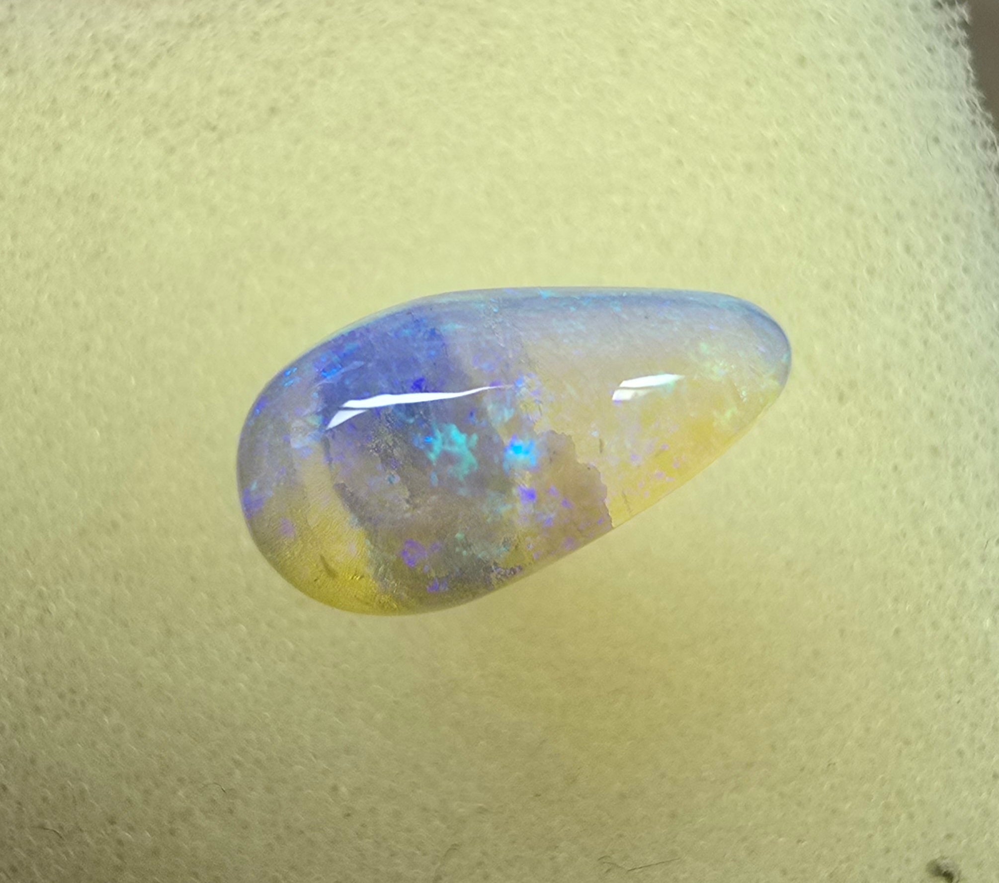 A901 - Large drop cut blue purple beauty