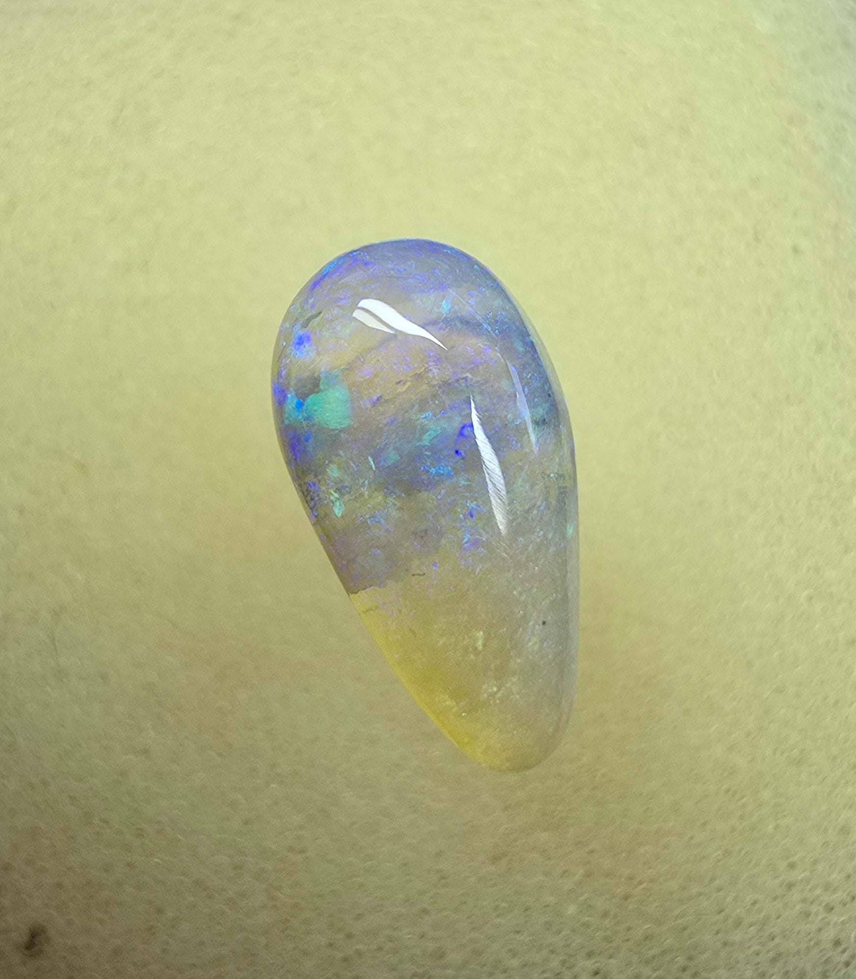 A901 - Large drop cut blue purple beauty