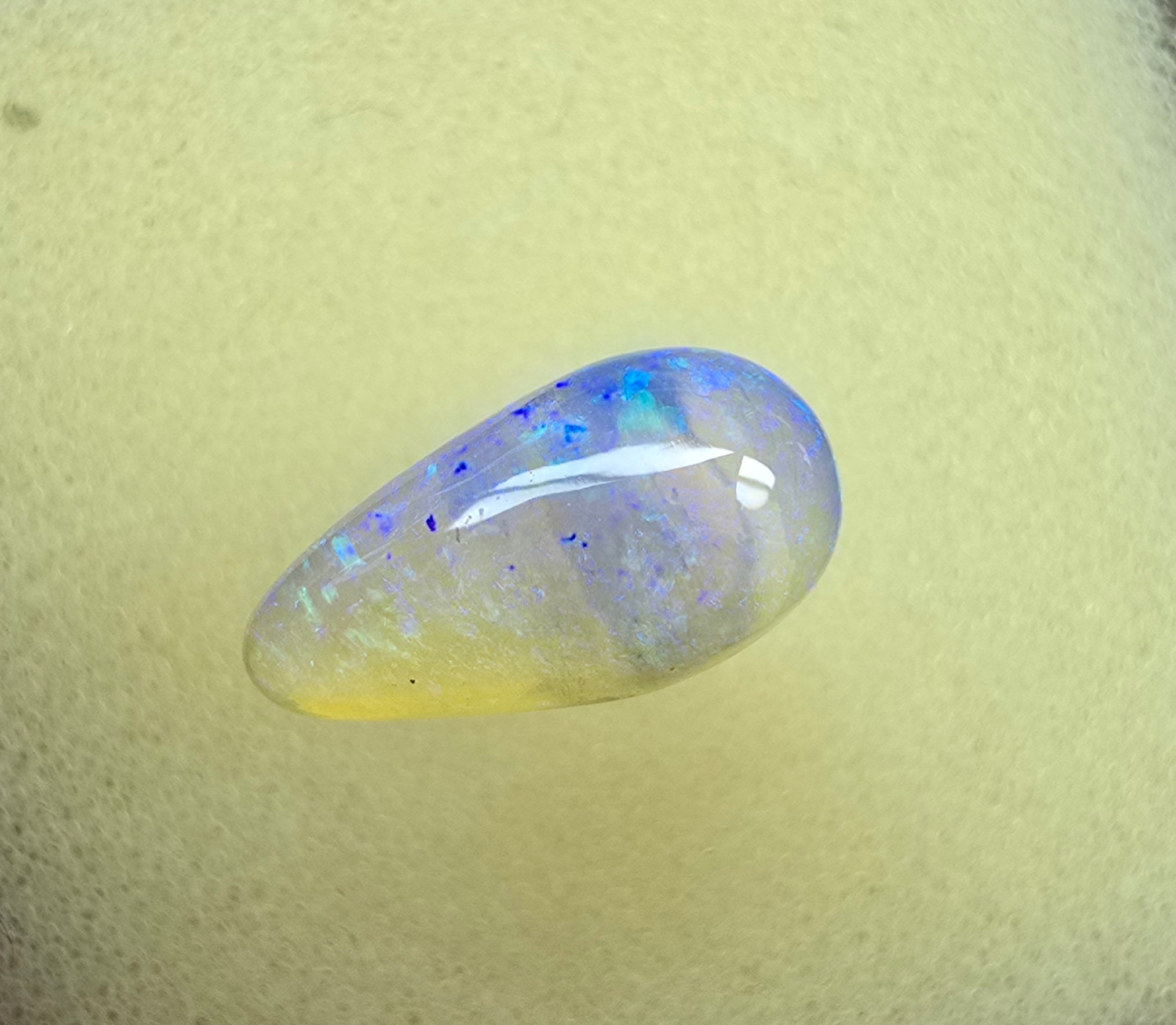 A901 - Large drop cut blue purple beauty
