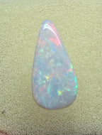A906 - Large softly glittering drop cut