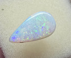 A910 - Bold drop cut white opal.