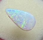 A910 - Bold drop cut white opal.