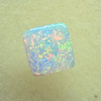 A912 - Brilliant cushion cut gem white opal