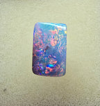 A917 - Stunning pink & blue cushion cut