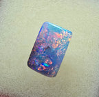 A917 - Stunning pink & blue cushion cut