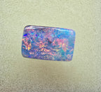 A917 - Stunning pink & blue cushion cut