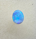 A935 - Super bright dark opal ring stone.