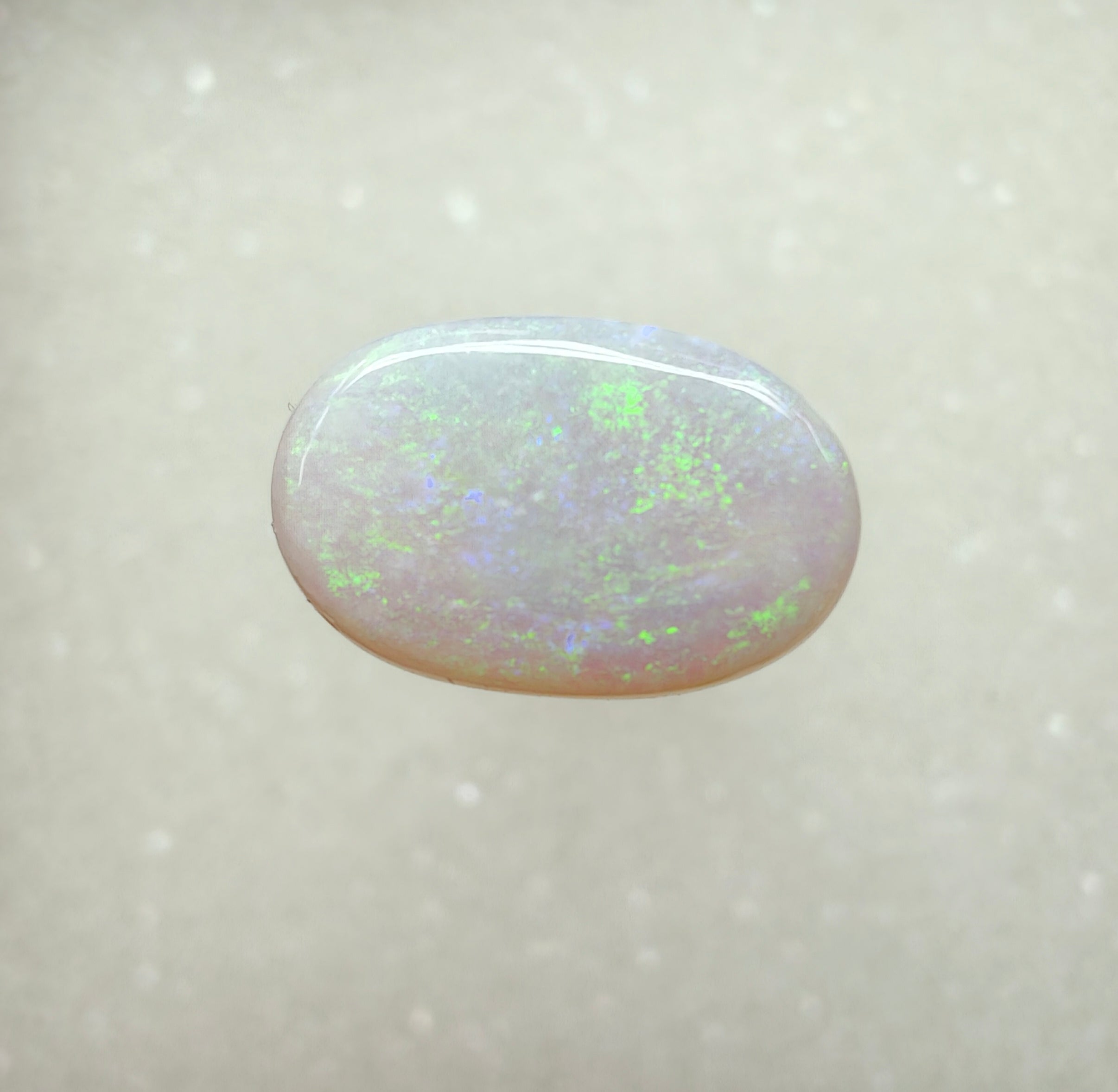 A958 - Large pearl white oval cut