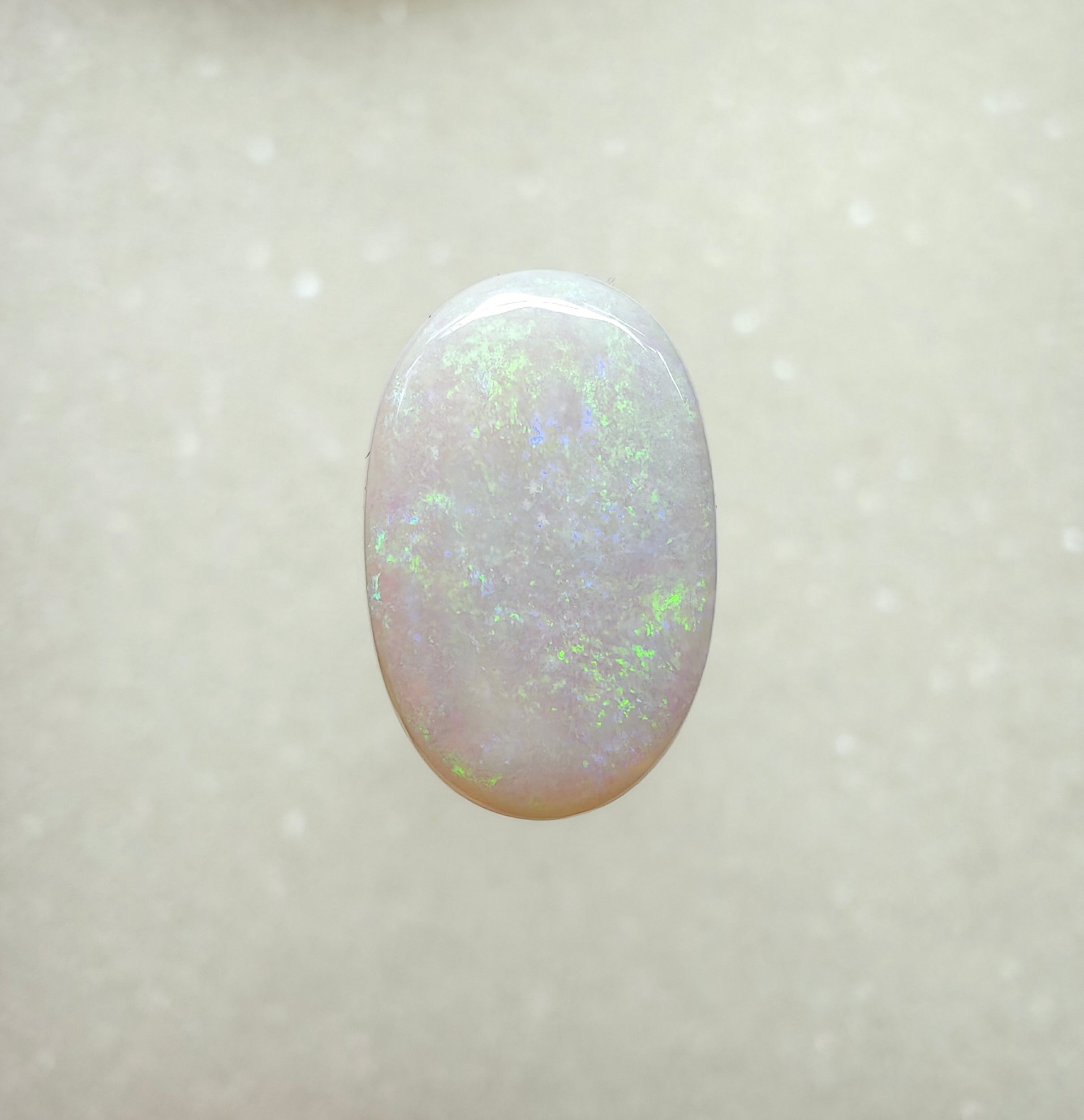 A958 - Large pearl white oval cut