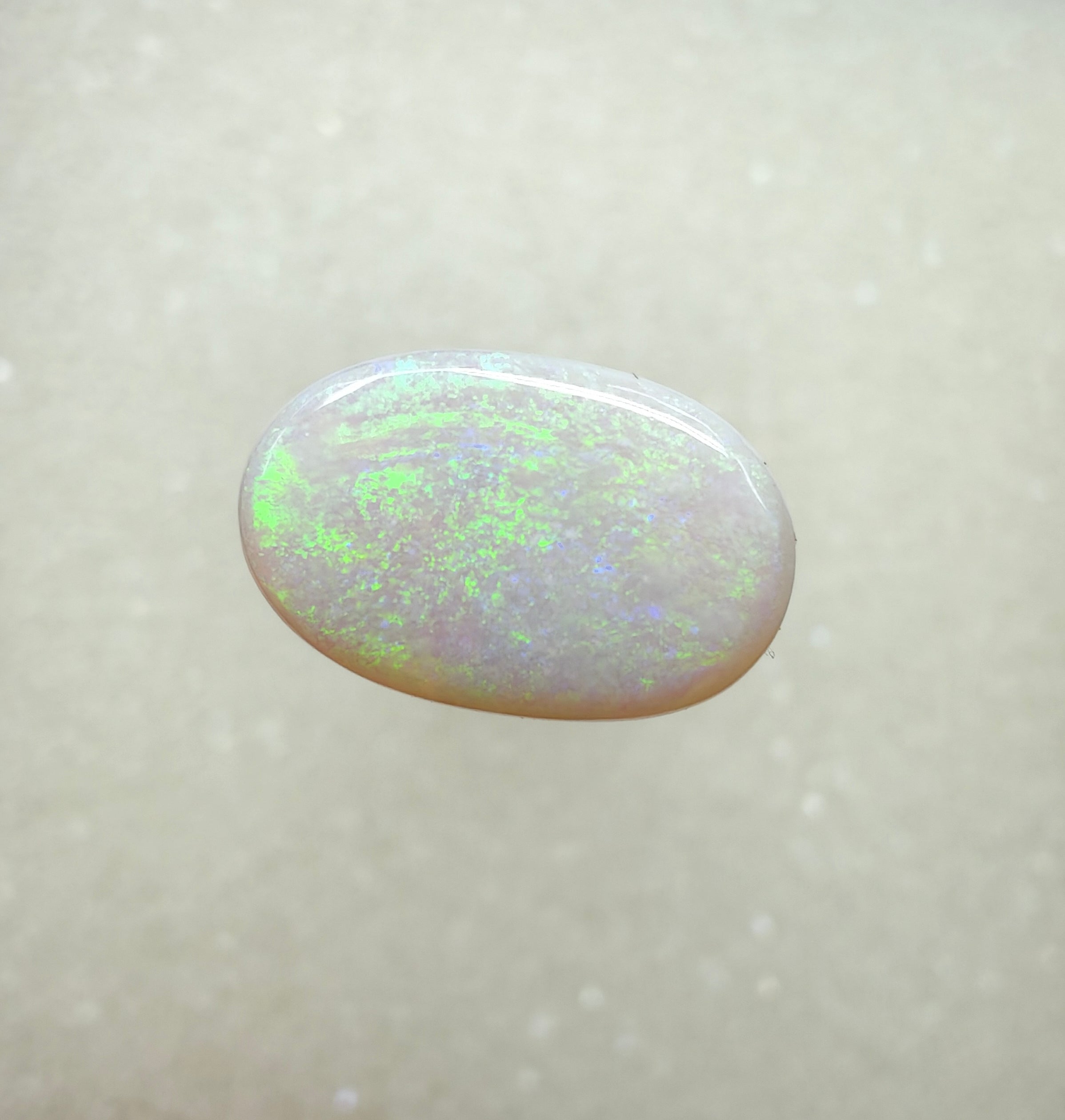 A958 - Large pearl white oval cut