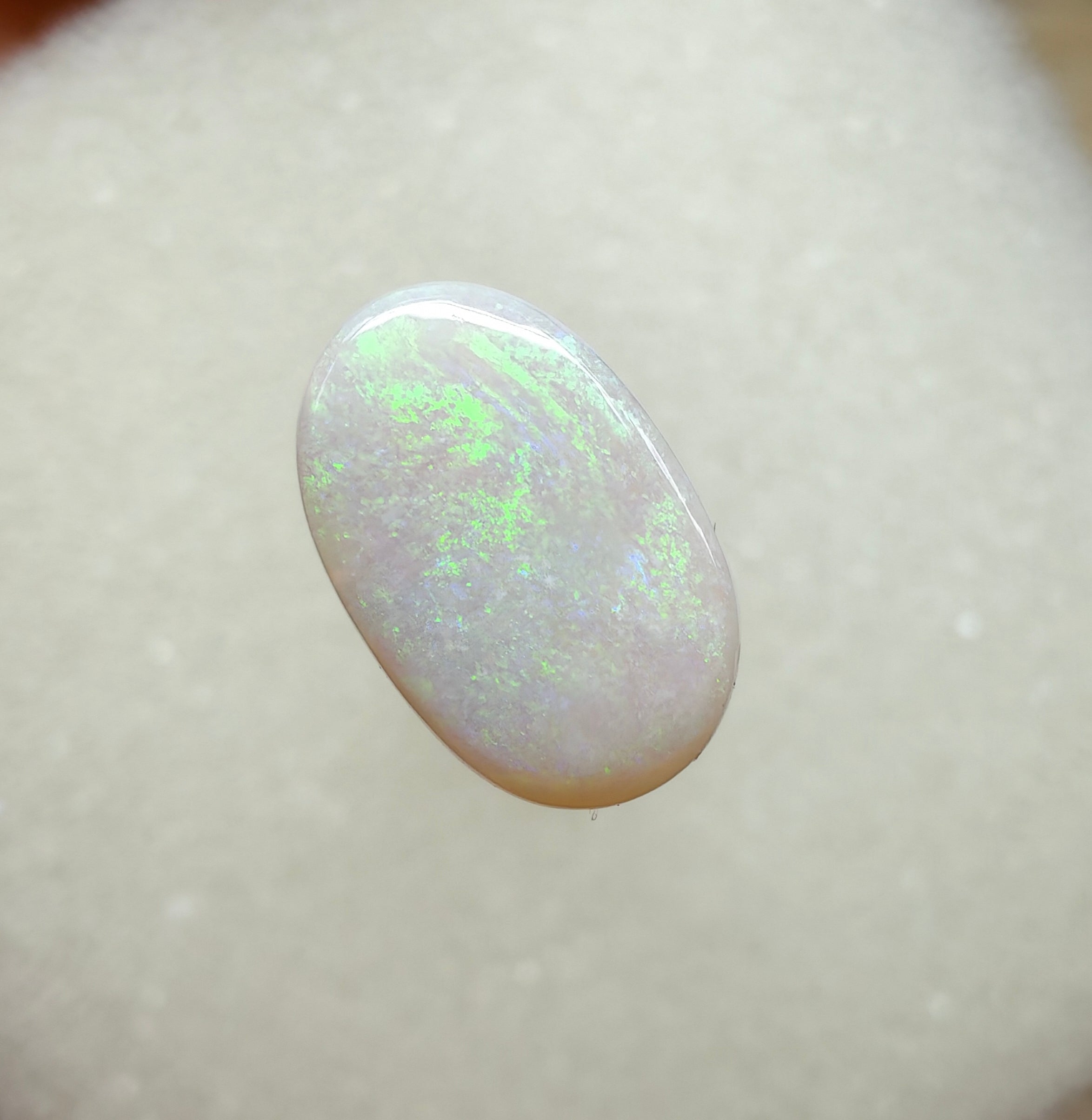 A958 - Large pearl white oval cut