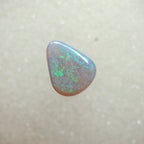 A960 - Sparkly green drop cut white opal