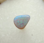 A960 - Sparkly green drop cut white opal