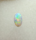 A963 - Bright round cut crystal opal.