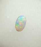 A963 - Bright round cut crystal opal.