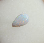 A964 - Sparkly drop cut white opal