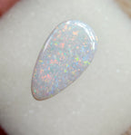 A966 - Brilliant & large drop cut white opal