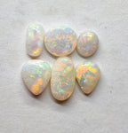 A970 - Jewellers parcel red flash white opal