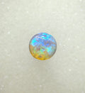 A982 - Round cut blue green crystal opal