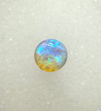 A982 - Round cut blue green crystal opal