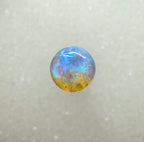 A982 - Round cut blue green crystal opal