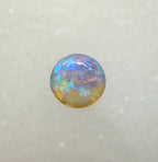 A982 - Round cut blue green crystal opal