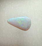 A984 - Large drop cut sparkly white opal