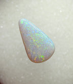 A984 - Large drop cut sparkly white opal