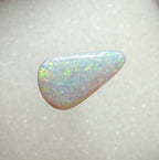 A984 - Large drop cut sparkly white opal