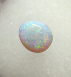 A996 - Large round cut pearl white opal.