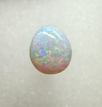 A996 - Large round cut pearl white opal.