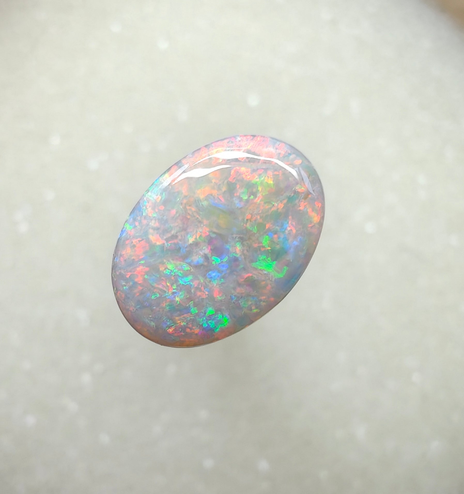 A997 - Brilliant gem grade white opal