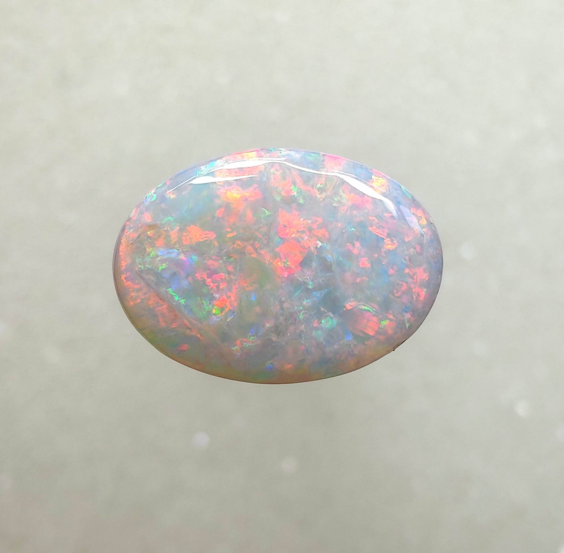 A997 - Brilliant gem grade white opal