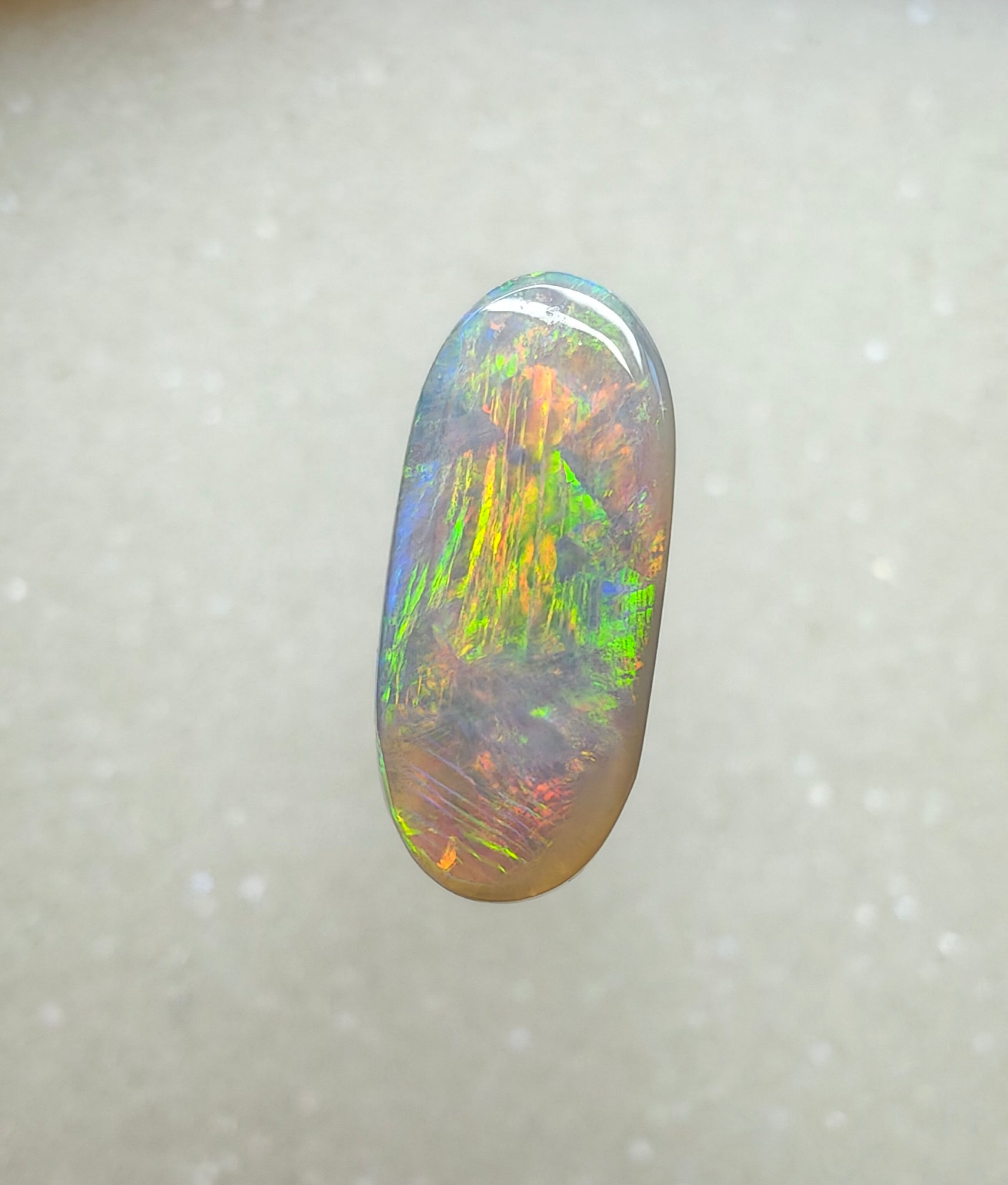 A998 - Rare dark crystal opal oval