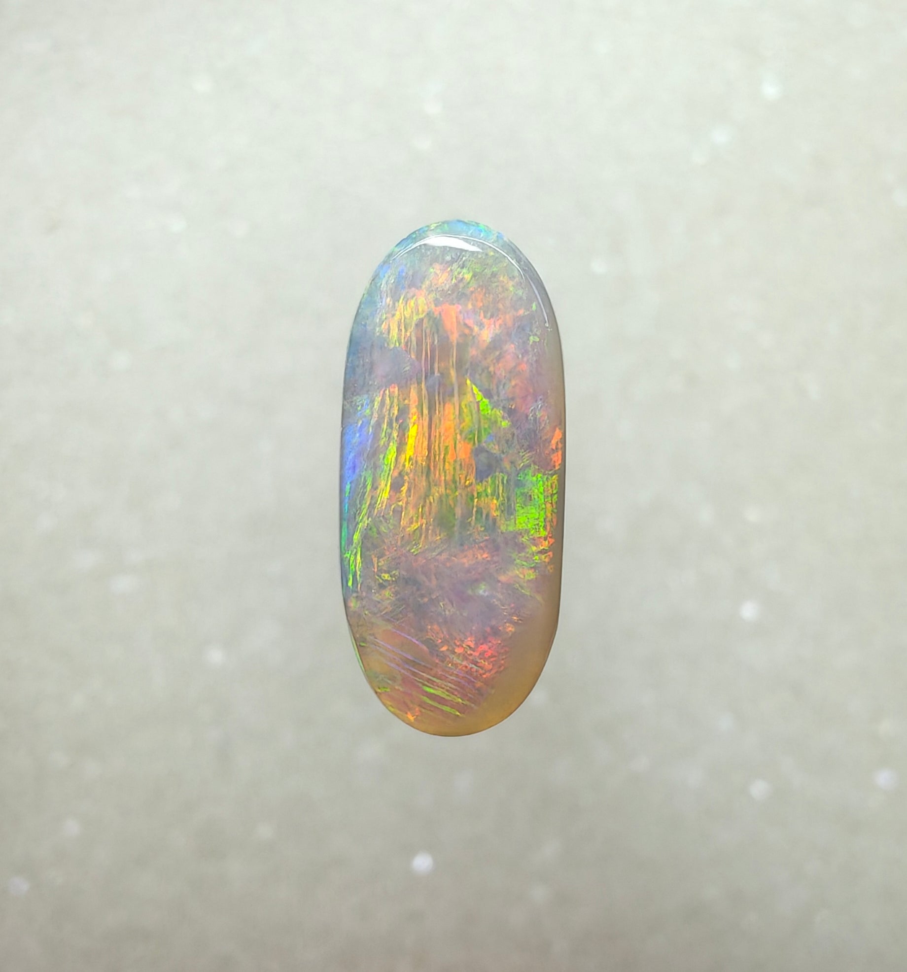 A998 - Rare dark crystal opal oval