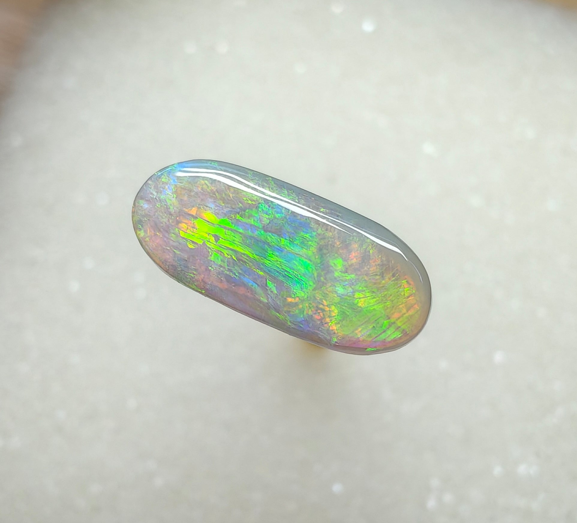 A998 - Rare dark crystal opal oval