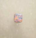 A1019 - Cushion cut pearl white red flash