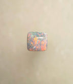 A1019 - Cushion cut pearl white red flash