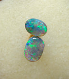 A1023 - Bright green ring stones