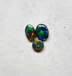 A1024 - Budget Black ring stone parcel.