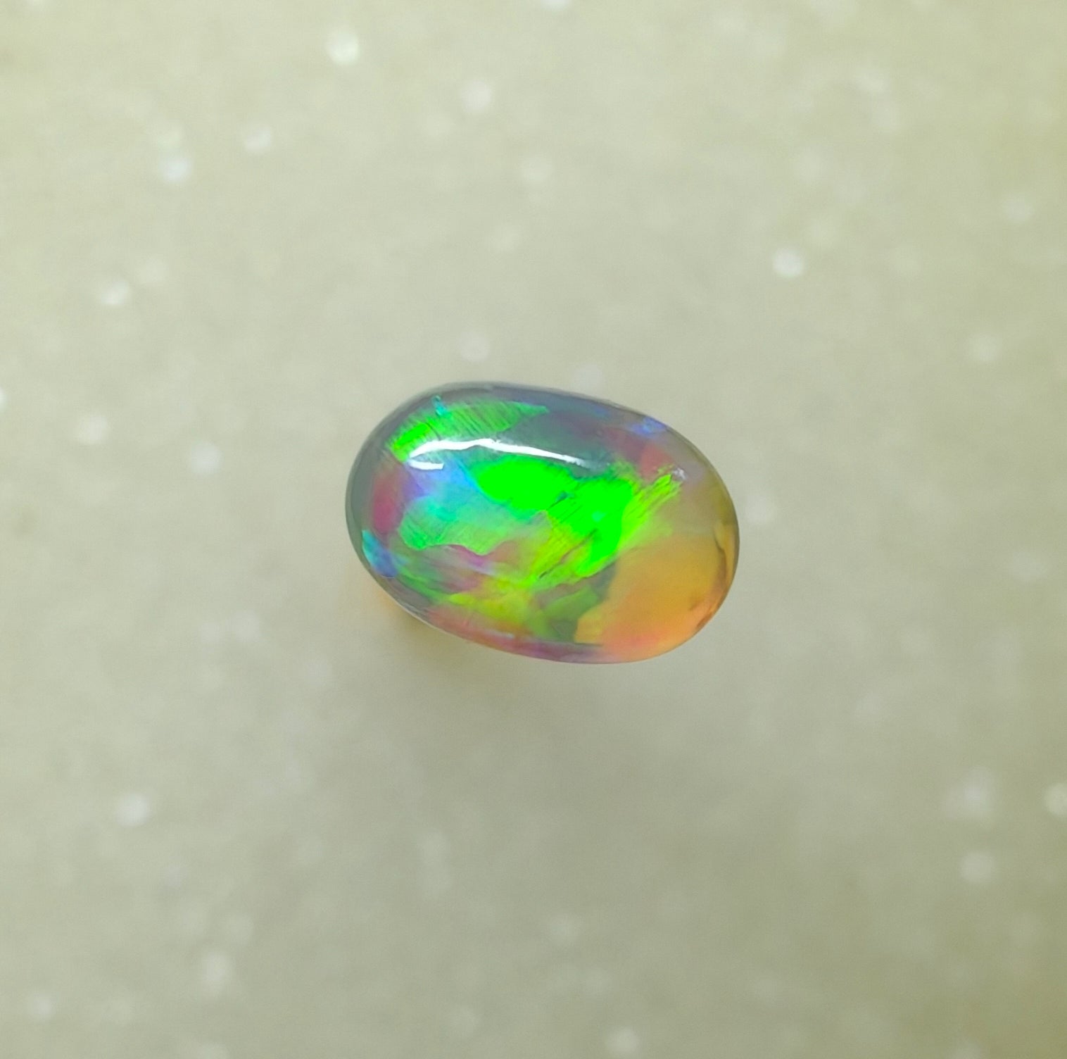 A1026 - Clean bright green crystal opal
