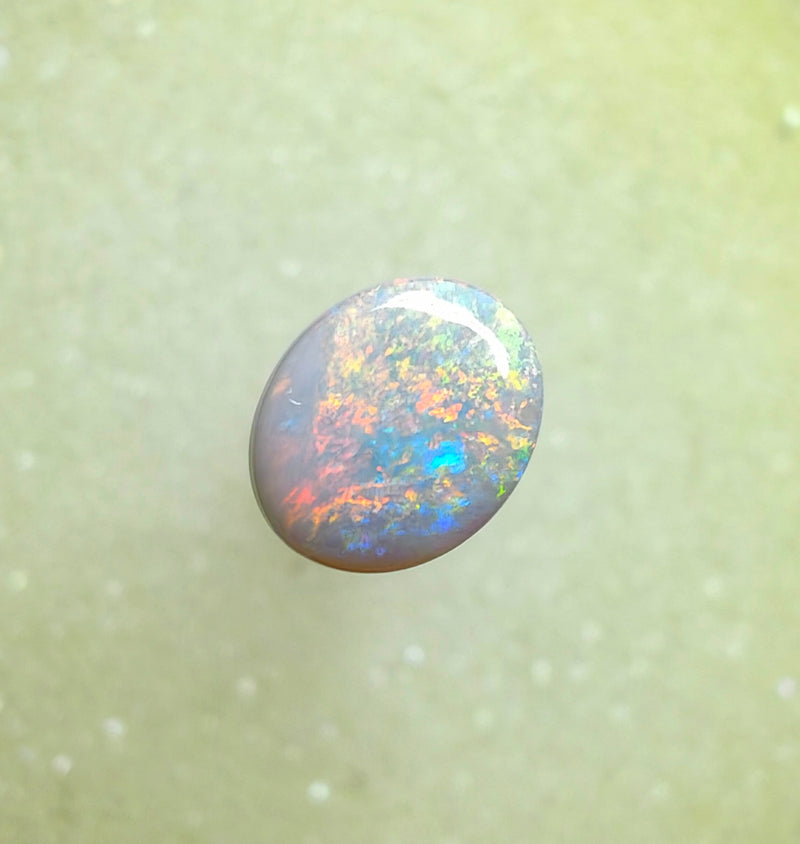 A1038 - Pink & blue ring stone beauty