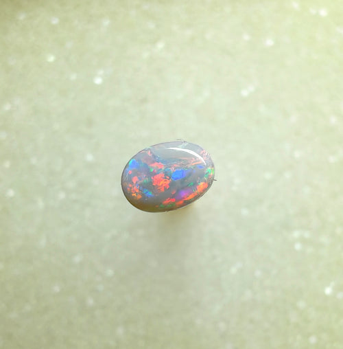 A1040 - Red flash ring stone