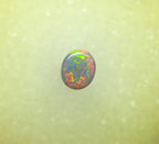 A1064 - Red and orange flash round cut