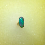A1065 - Long cut green flash dark opal